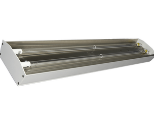 UV-90W Desinfektion Doppelröhren Strahler (Aluminium)
